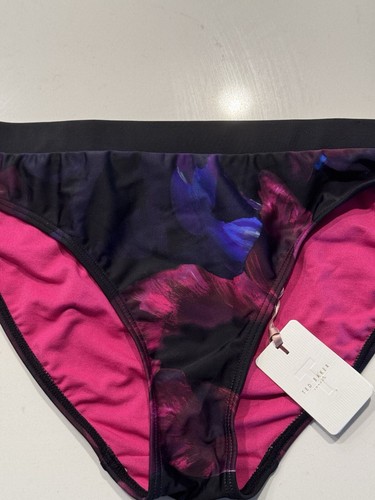 Ted Baker Size 4 Imajo Impressionist Multi Color Bikini Bottom Modern Resort - Picture 3 of 6