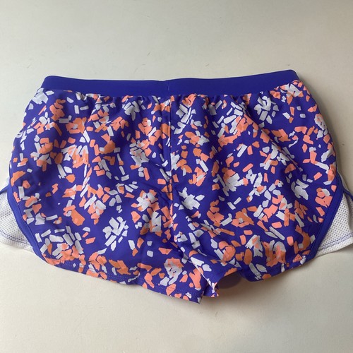 Pantaloncini Under Armour UA Fly By nuovi ragazze giovani taglia large running abbigliamento attivo viola - Foto 6 di 10