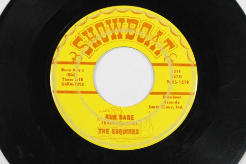Showboat Records 1519 The Esquires Run Babe / I Still Love You 45RPM - Good - Imagen 2 de 5