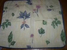 Croscill (2) Standard Pillow Shams Gazebo Botanica Yellow Floral 