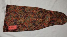Small 1/8 - 1/16 Violin Dust Cover Bag By Baba NWT Red Brown Paisley