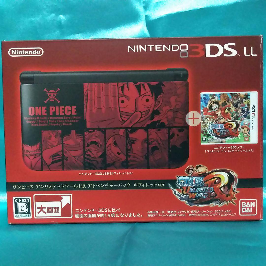Nintendo 3DS LL One Piece Unlimited World R Luffy Red Ver. Japan 