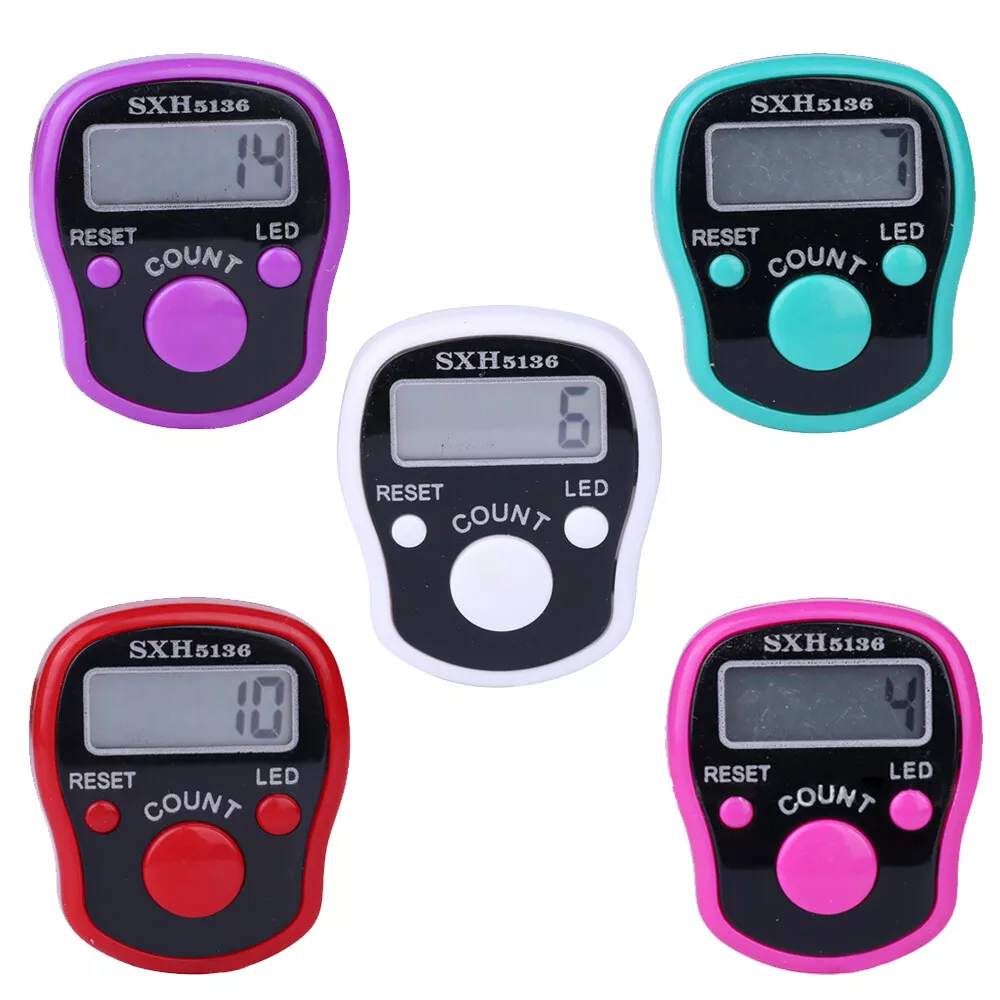 Finger Hand Held Digital LCD Tally Counter Tasbeeh