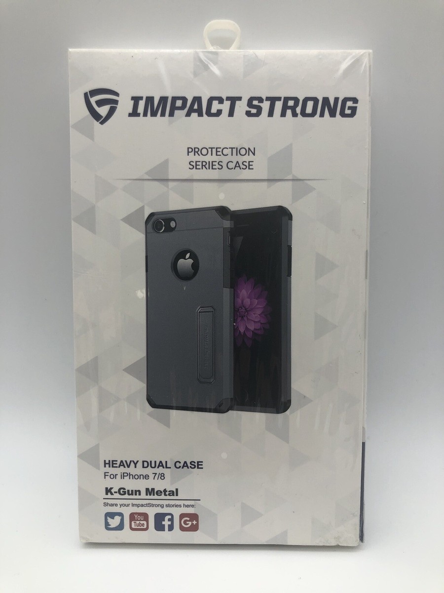 IMPACT STRONG Heavy Dual Case For iPhone 7/8 Brand New Sealed K