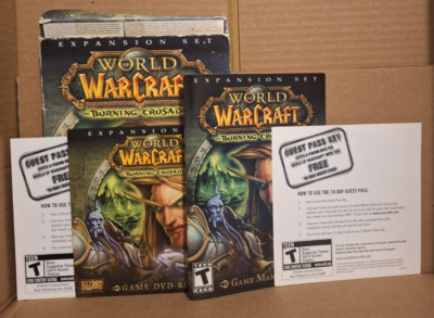 World of Warcraft: The Burning Crusade (PC-DVD, 2007) - CIB Small Box, Tested