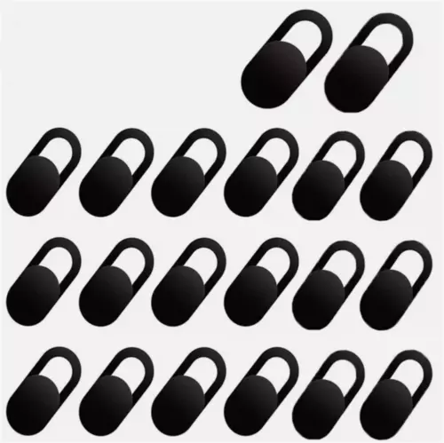 30X Webcam Slider Camera Cover Protect Phone Tablet Laptop TV Front Camera BLACK