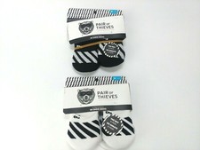 Pair Of Thieves NWT Youth Kids 11-Pair No Show Socks White Black M 4-8 Years