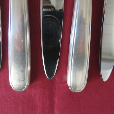 Lot De 11 Couteaux à Entremet Orbrille – Modèle Filet, Argenté, L.20,4cm