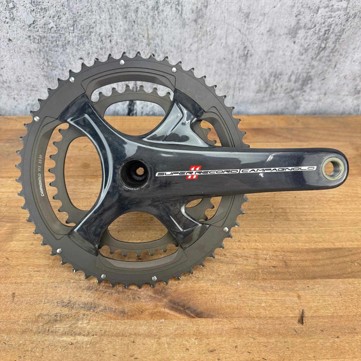 Low Mile! Campagnolo Super Record 11 Carbon 11-Speed 172.5mm 53