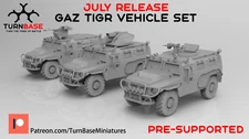 GAZ TIGR Vehicle set | 3 Prop Miniatures |
