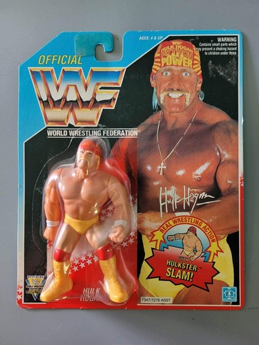 Hasbro WWF Hulk Hogan Hulkster Slam 1992 action fi...