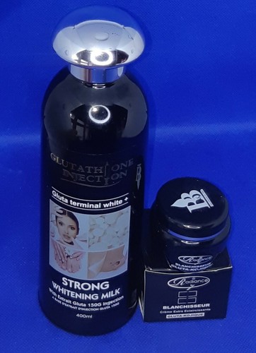 Soin éclaircissant Glutathion 500ml - Pour Taches, Mélasma, Cicatrices - Traitement De Nuit
