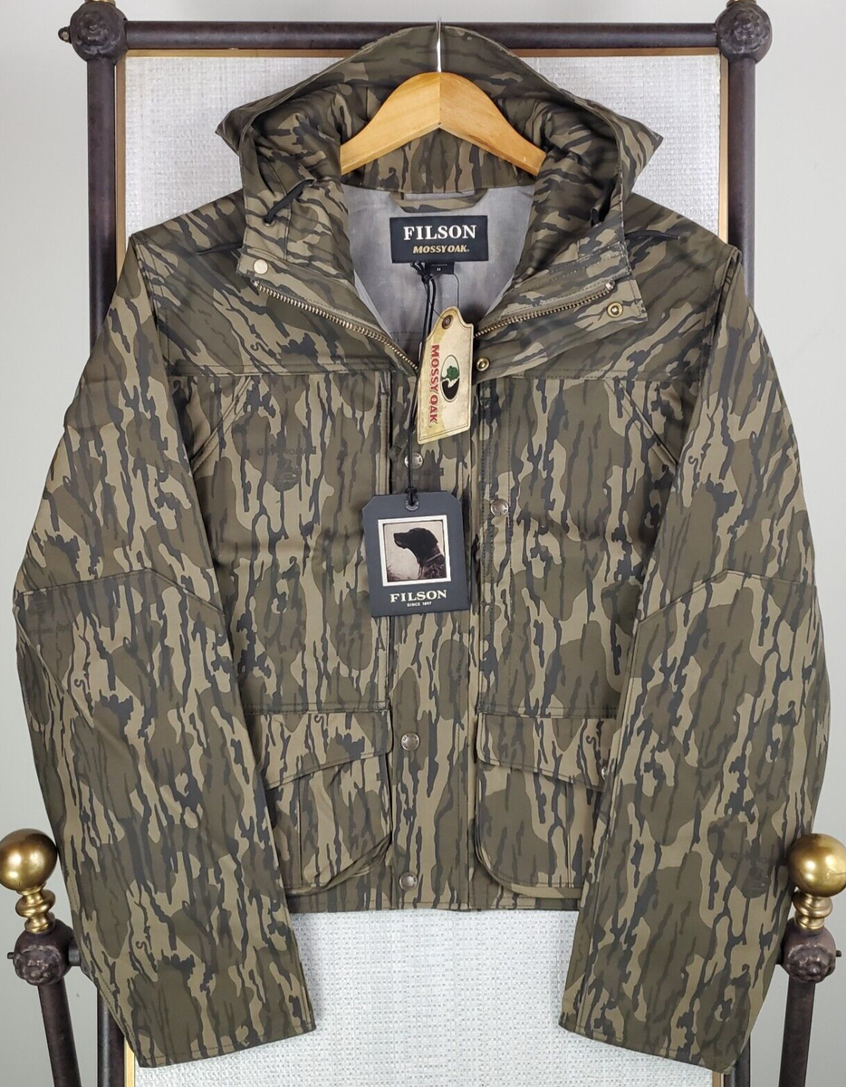 FILSON x MOSSY OAK NEW $395 Sz Medium Jacket Oilskin Shelter