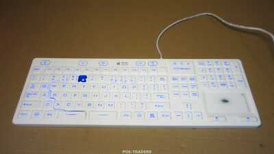 Craytech SAN-5036-W-US SaniKey Prolight Touch LP Medical keyboard BROKEN COVER