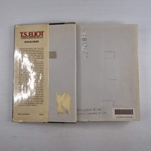 T.S.Eliot. Study in Character and Style. Hardback - Picture 9 of 11