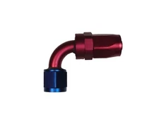 MLR AN -8 JIC 90° DEGREE RED BLUE OIL COOLER REMOTE FILTER HOSE PIPE FITTING
