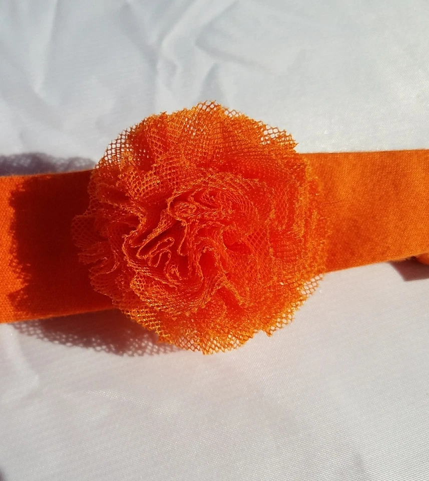 Diadema Gymboree Happy Harvest Bebé Niñas Talla Única Suave Naranja Calabaza Hallowee Foto 2 de 4