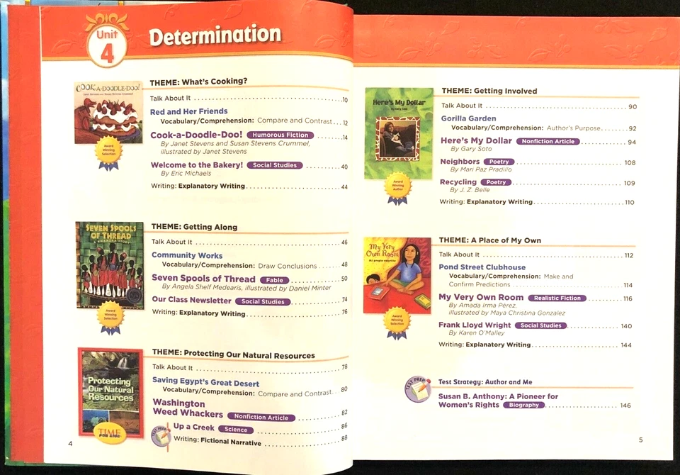 3rd Grade - TREASURES - Reading/Language Arts Curriculum, Level 3.2 (1 book) - Image 3 of 4