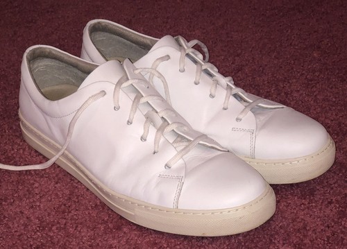 Kenneth Cole Men's White Leather Tennis 