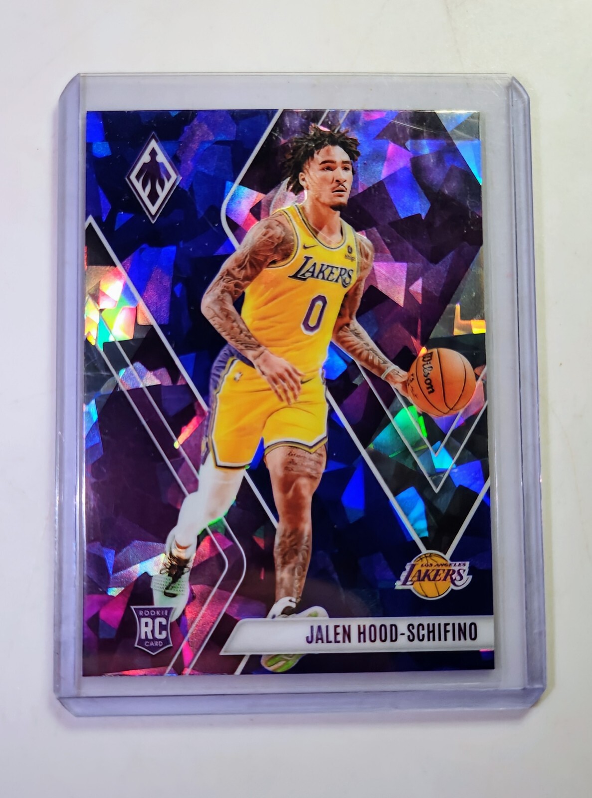 2023-24 Panini Phoenix - Rookies Blue Ice #260 Jalen Hood-Schifino (RC)