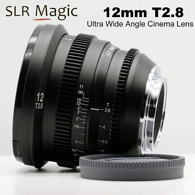 SLR Magic 12mm T2.8 Ultra Wide-Angle Manual Focus Cinema Lens for E/X/M43 Mount