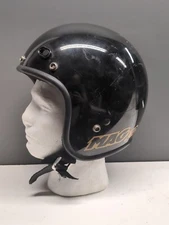 Vintage Bell Magnum LTD Mag Motorcycle Helmet Black 