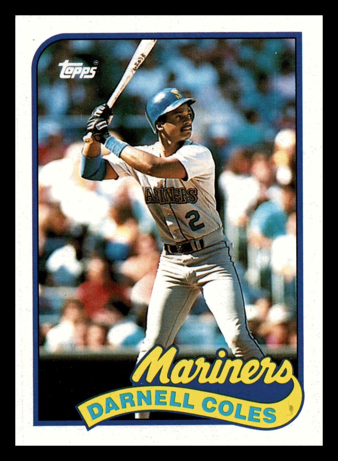 Darnell Coles 1989 Topps #738 Seattle Mariners NM-MINT