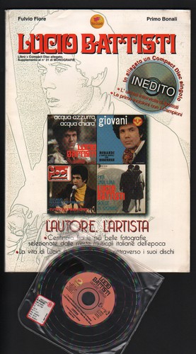 LIBRO + CD INEDITI LUCIO BATTITSTI FULVIO FIORE PRIMO BONALI 1998 SUPPLEMENTO
