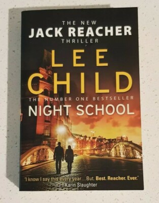 Night School by Lee Child Jack Reacher Series #21 Medium Paperback