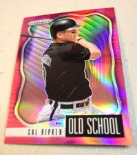 2021 Panini Prizm #OS-9 Cal Ripken Old School Pink Prizm