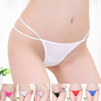 Bikini Briefs Underpants Underwear G-String Men Spandex Stretchy T-back