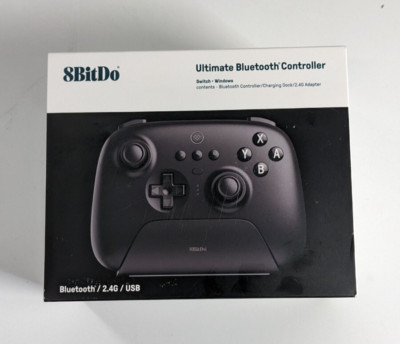 8BitDo (80NA) Ultimate Bluetooth Controller for Switch and Windows- Black