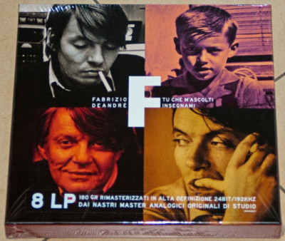 Fabrizio De André   Tu Che M'Ascolti Insegnami ITA 1st 2017, 8 LP Box/Vinyl Mint