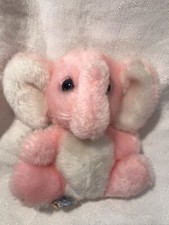 vintage Dakin 1978 pink elephant plush