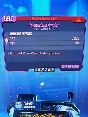 borderlands 3 mysterious artifact borderlands 3 mysterious artifact