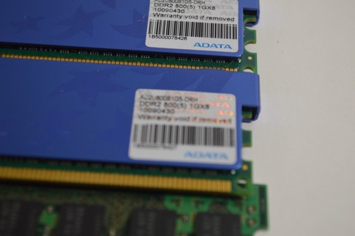 6GB DDR2 DIMM Memory Lot – SAMSUNG, ADATA, PC2-6400U RAM - Picture 4 of 8