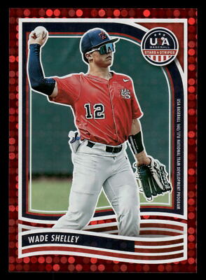 2024 Panini Stars & Stripes WADE SHELLEY RED /199 #187 | eBay
