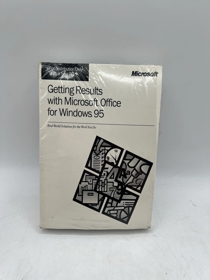 Microsoft Windows 95 Getting Results With Microsoft Office For Windows 95 Sealed - Image 3 of 4
