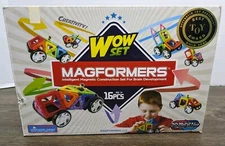 Magformers WOW Set Magnetic Vehicle Car Construction Kit 2012 Building Complete 