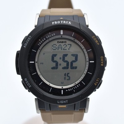 Casio Prg-30 Digital Solar Men Unused Item Super Popular Model Protrek Triple Se