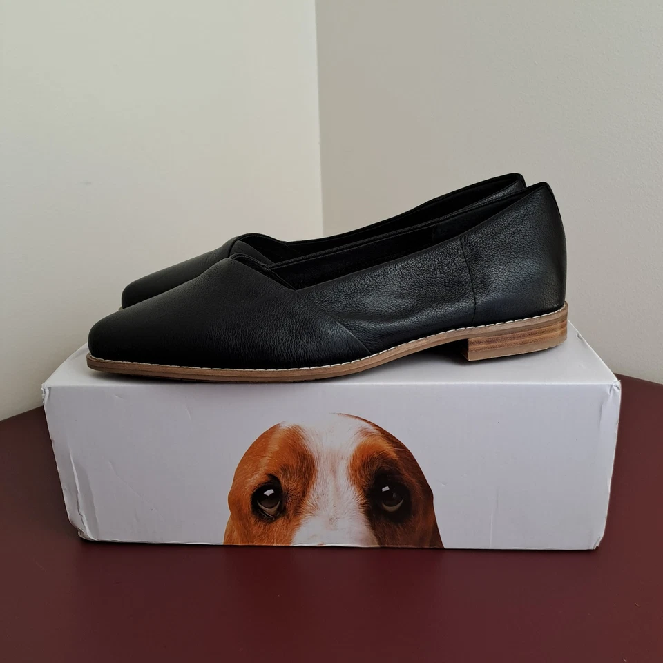 Hush Puppies Marine Loafers Womens Size 11 Black Slip On Comfort Footbed Shoes - image 2 of 4