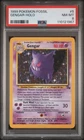 Pokemon TCG Gengar 5/62 Fossil Holo Rare PSA 8