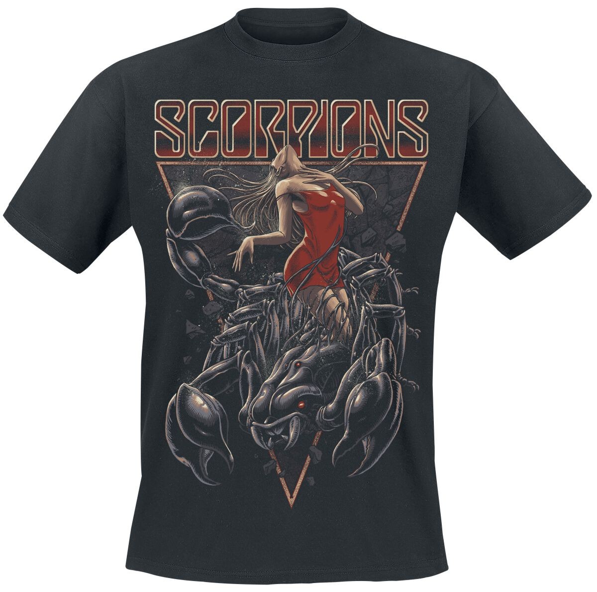 Футболка Scorpions Herren Hurricane schwarz Band-Товары, Группы
