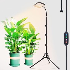 2026 Grow Light on Stand for Indoor Tall Plants, Bonsai Tree, Bright Natural ...