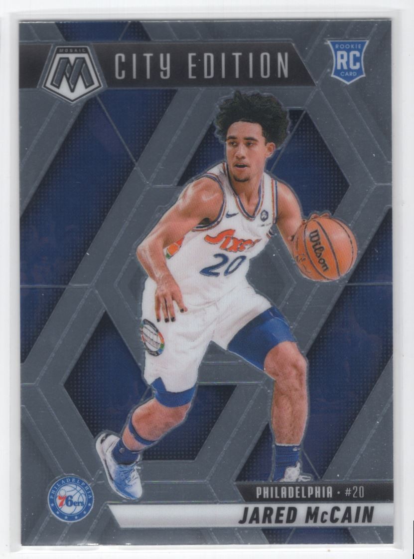 #277 2024-25 Mosaic City Edition BASE Jared McCain RC 76ers