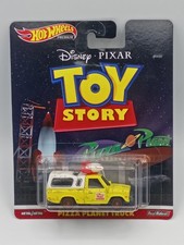 Hot Wheels Premium Disney PIXAR TOY STORY PIZZA PLANET TRUCK Metal/Metal Real Ri