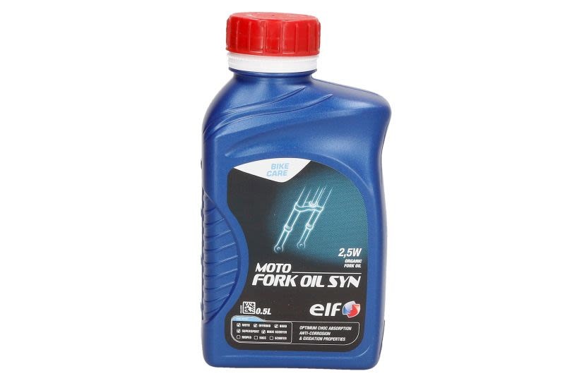 Huile amortisseur ELF 2213968 pour suspension de moto