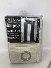 Eclipse Blackout Curtains One Grommet Panel,Trevi Natural 52" x 84"