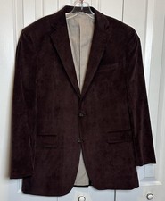 Lauren Ralph Lauren Fine Corduroy Blazer Sports Jacket Maroon Men s Size 40R