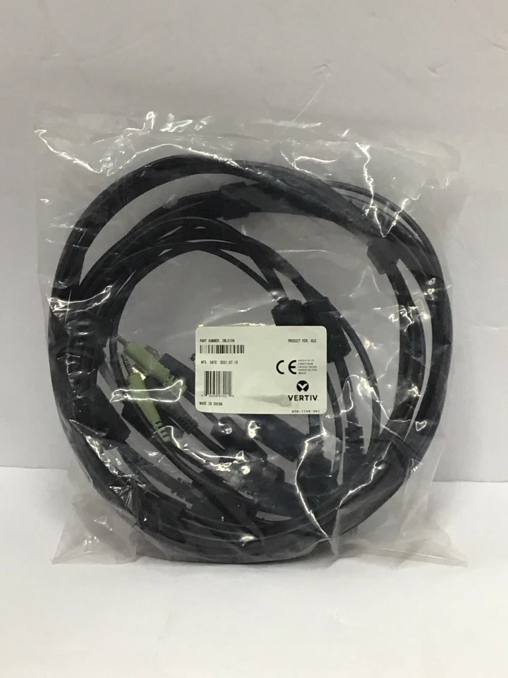 Vertiv KVM Cable 2 DisplayPort 1 USB 1 Audio 6' CBL0106 - Image 3 of 3